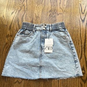 Girls Zara denim skirt size 13-14
